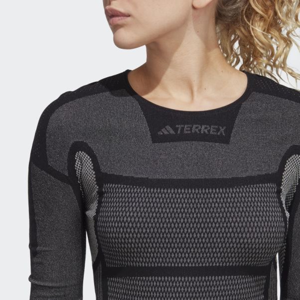 Terrex Drynamo T-shirt Manches Longues Baselayer Adidas Noir