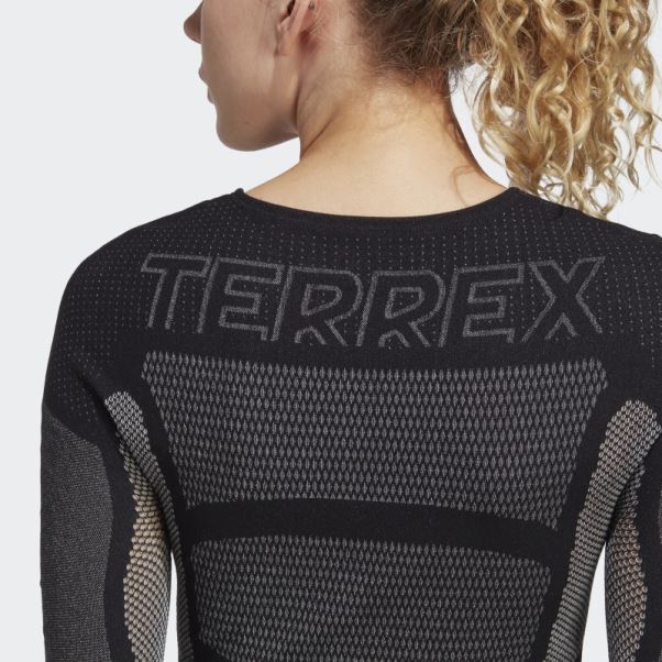 Terrex Drynamo T-shirt Manches Longues Baselayer Adidas Noir