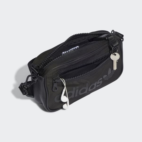 Pochette Adidas Bleu Version Mini Airliner Noir