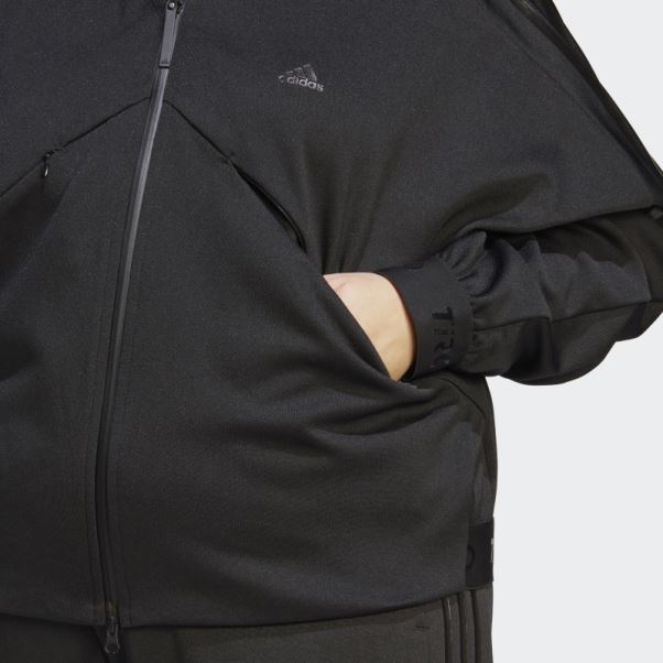 Noir Adidas Tiro Suit-up Track Top Advanced (taille Plus)