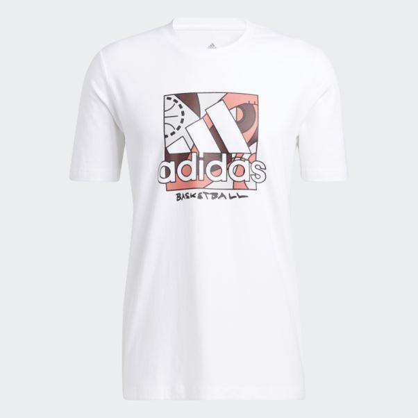 Badge Universel Blanc De Sport Tee Adidas