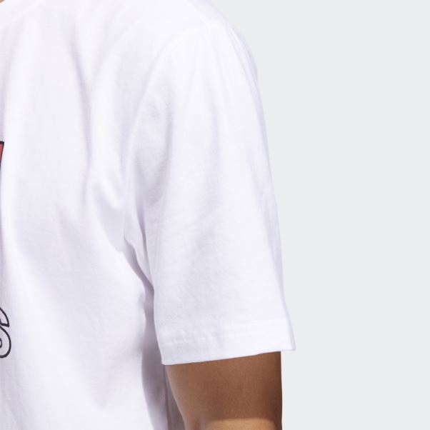 Badge Universel Blanc De Sport Tee Adidas