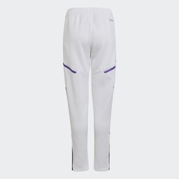 Pantalon De Survetement D'entrainement Real Madrid Condivo 22 Blanc Adidas