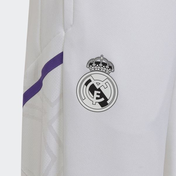 Pantalon De Survetement D'entrainement Real Madrid Condivo 22 Blanc Adidas
