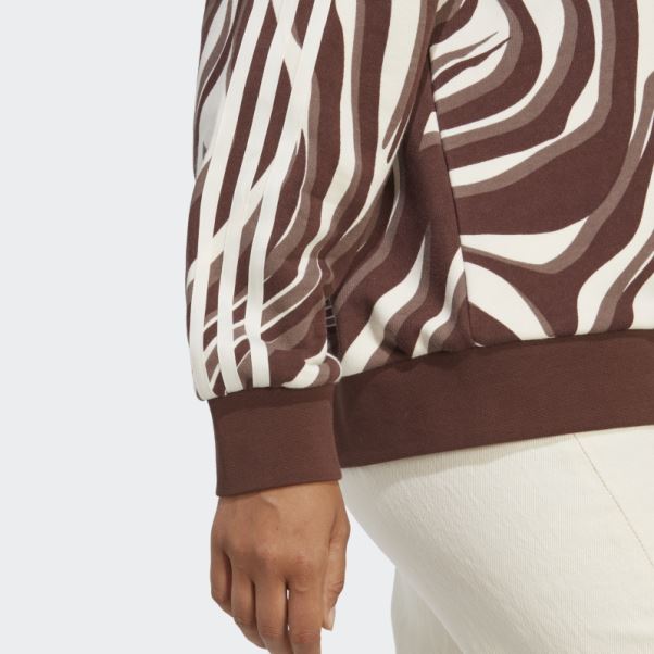 Sweat Imprimé Animal Abstrait Adidas Auburn