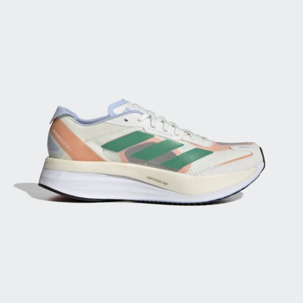 Adidas Adizero Boston 11 Chaussures Blanc Teinte