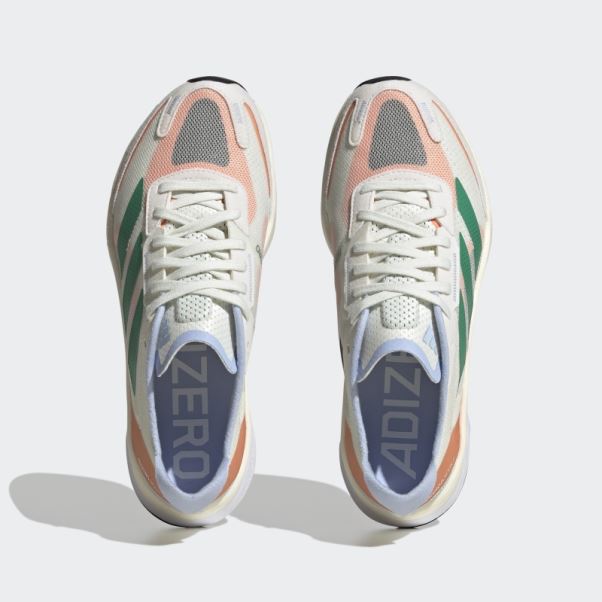 Adidas Adizero Boston 11 Chaussures Blanc Teinte