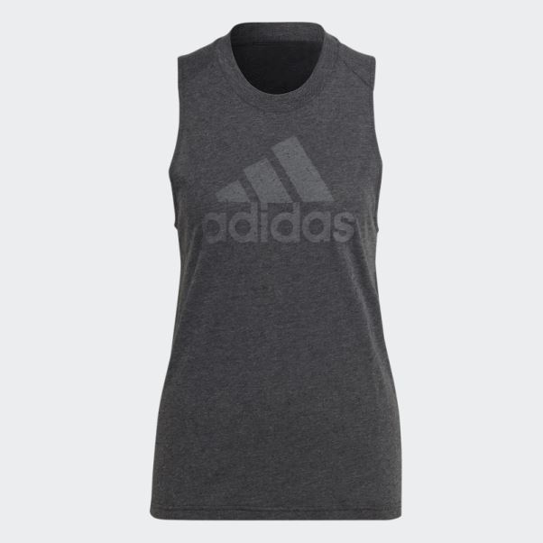 Débardeur Adidas Sportswear Future Icons Winners 3.0 Noir Chiné