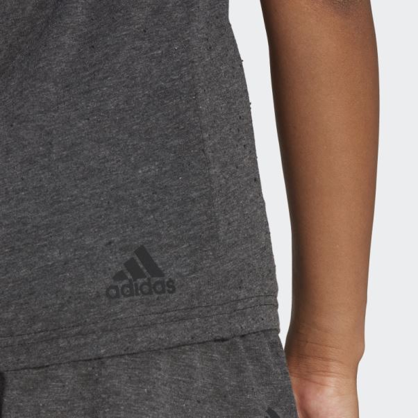 Débardeur Adidas Future Icons Winners 3.0 Noir Chiné