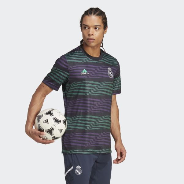 Maillot Pré-match Adidas Real Madrid Noir