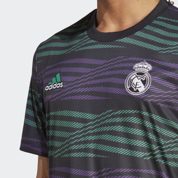 Maillot Pré-match Adidas Real Madrid Noir