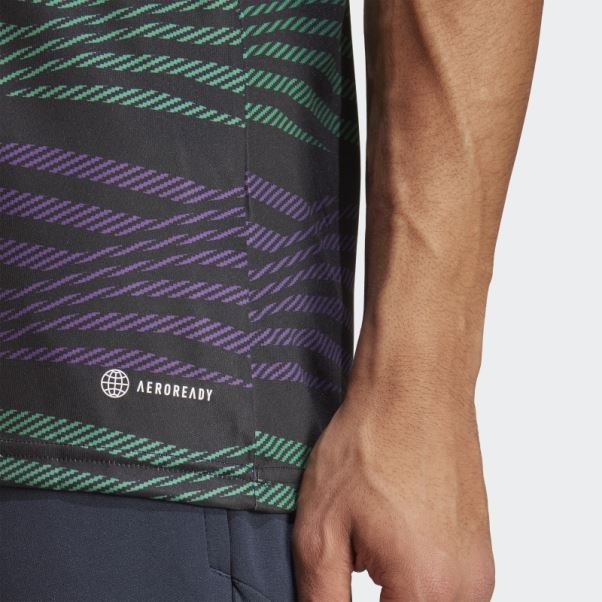 Maillot Pré-match Adidas Real Madrid Noir