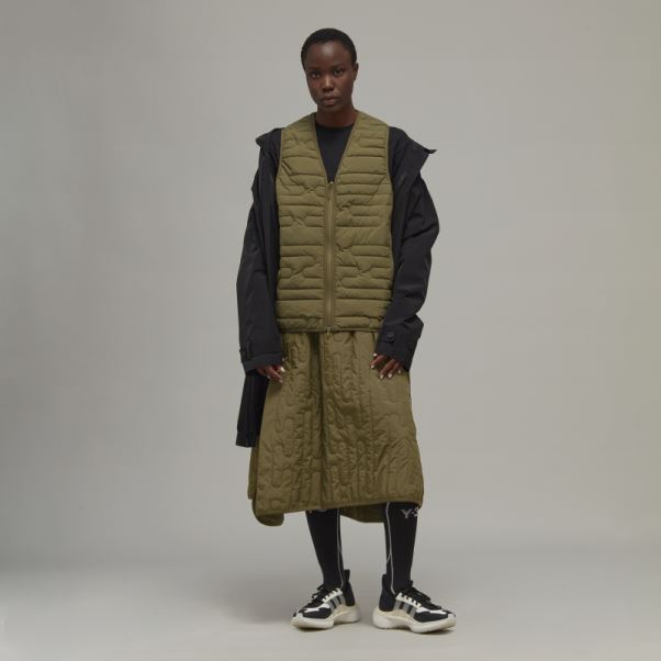 Adidas Y-3 Classique Jupe Matelassée En Duvet Léger