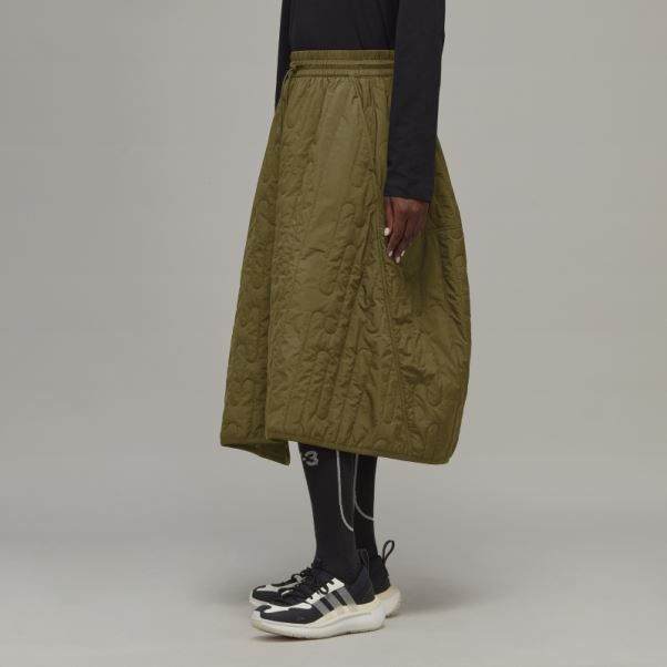Adidas Y-3 Classique Jupe Matelassée En Duvet Léger