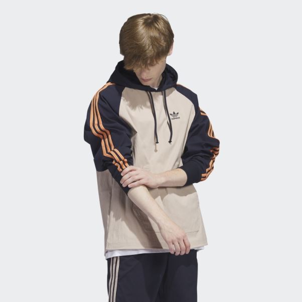 Coupe-vent à Capuche Sst Taupe Adidas