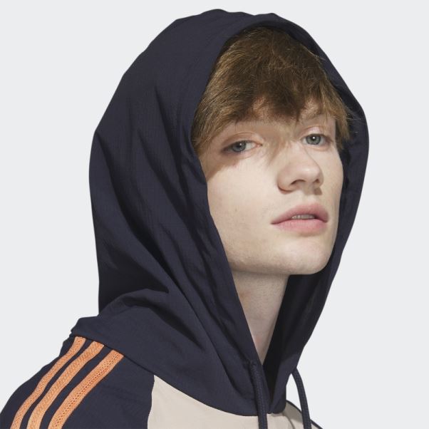 Coupe-vent à Capuche Sst Taupe Adidas