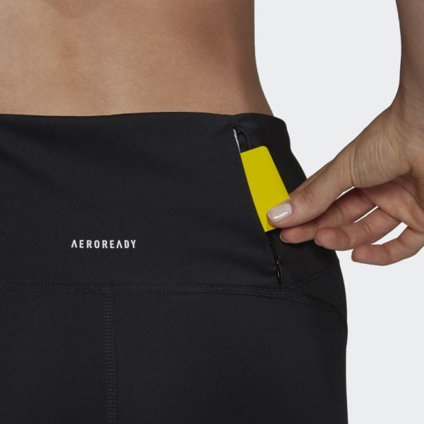 Adidas Leggings De Course à Pied 7/8 Noirs