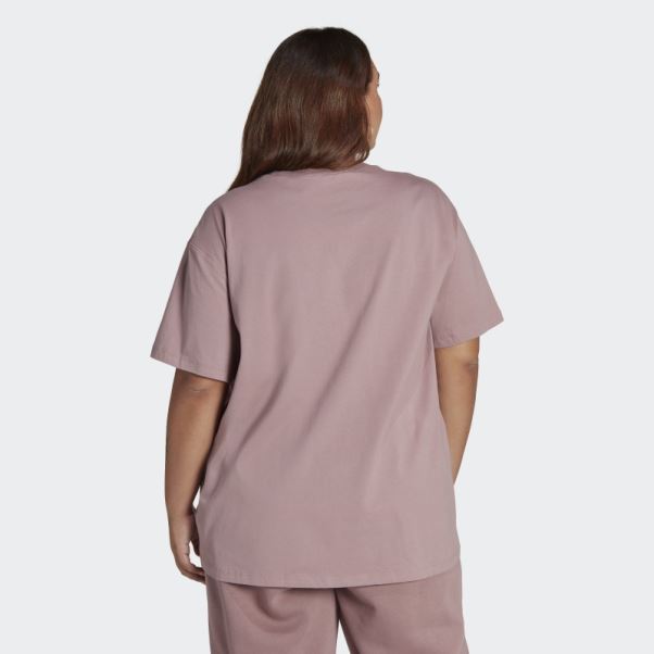 T-shirt (taille Plus) Adidas Violet
