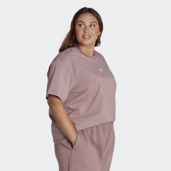 T-shirt (taille Plus) Adidas Violet