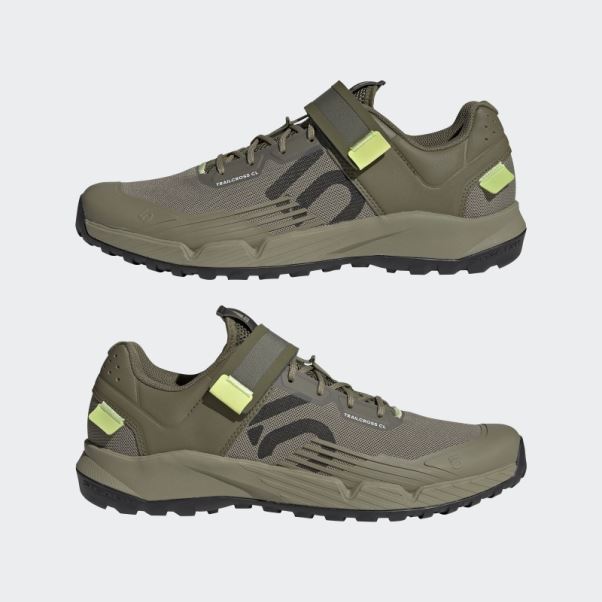 Chaussures De Vélo De Montagne à Clipser Trailcross Five Ten Adidas Orbit Vert