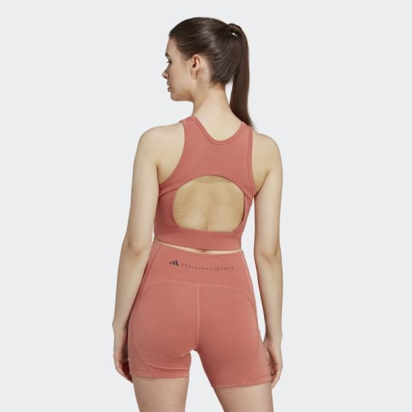 Adidas By Stella Mccartney Truestrength Yoga Crop Top Terre