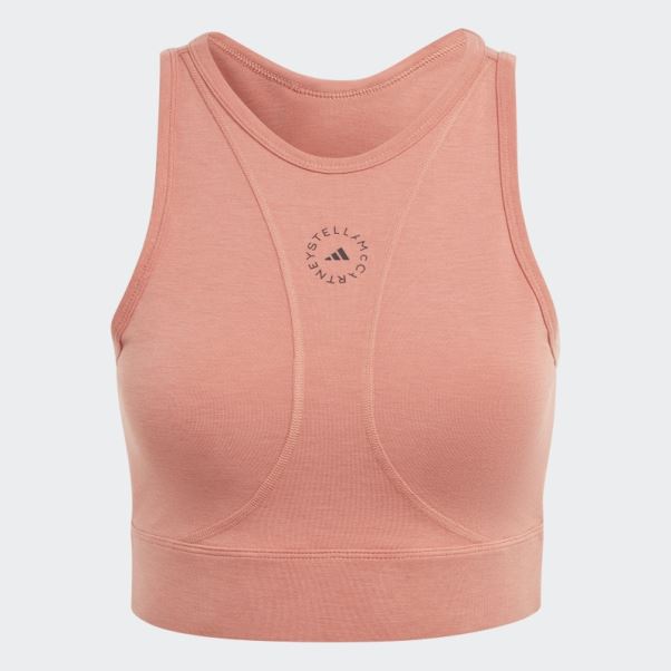 Adidas By Stella Mccartney Truestrength Yoga Crop Top Terre