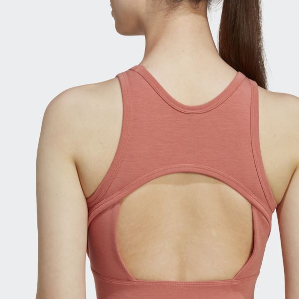 Adidas By Stella Mccartney Truestrength Yoga Crop Top Terre