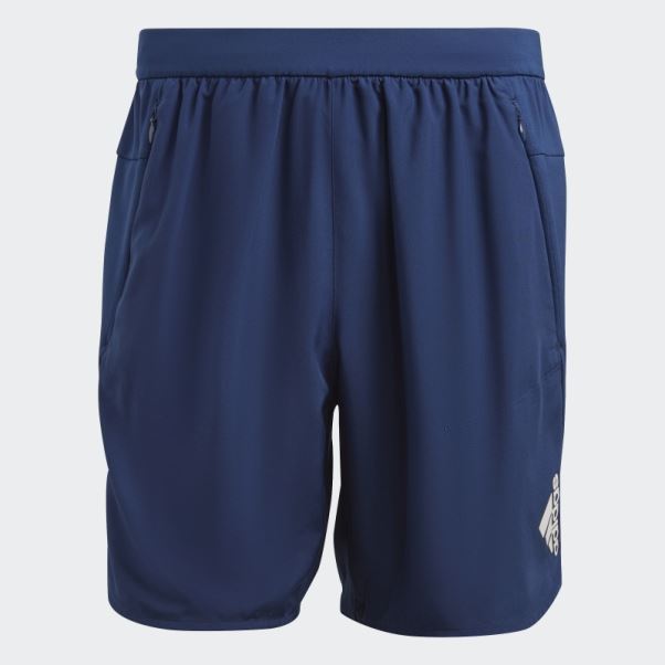 Adidas Bleu Foncé Conçu Pour Les Shorts D'entraînement