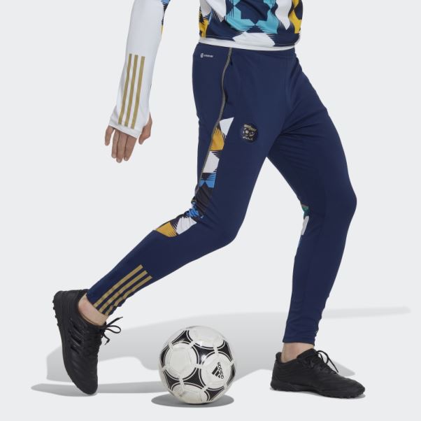 Pantalon D'entraînement Algeria Adidas Bleu Marine