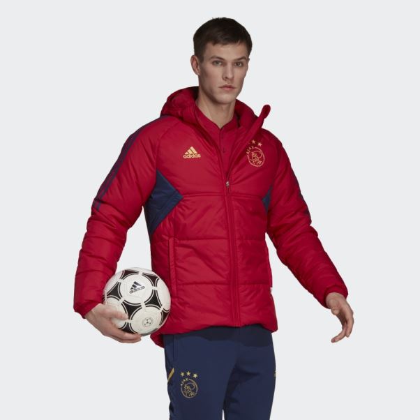 Ajax Amsterdam Condivo 22 Veste D'hiver Adidas Victoire Rouge
