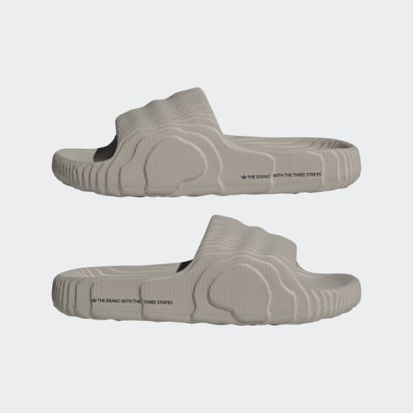Adidas Adilette 22 Slides Marron Clair