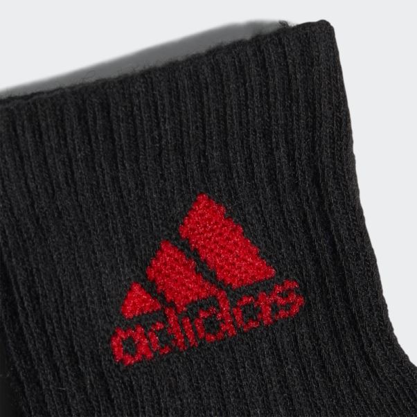 Adidas Superlite Badge Of Sport Quarter Chaussettes 6 Paires Noir