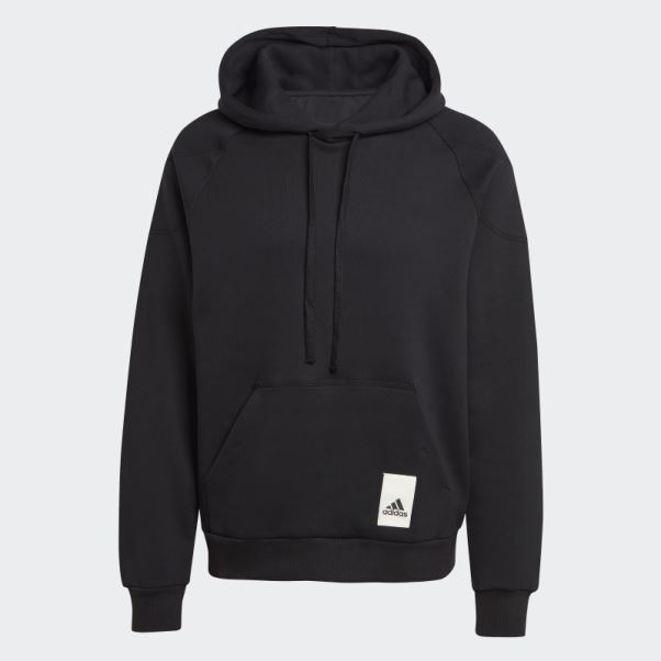 Sweat à Capuche Adidas Lounge Fleece Noir