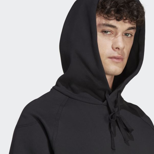 Sweat à Capuche Adidas Lounge Fleece Noir