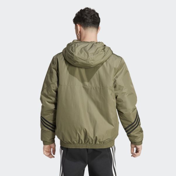 Veste à Capuche Back To Sport Adidas Olive
