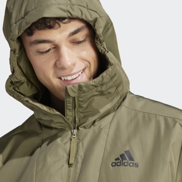 Veste à Capuche Back To Sport Adidas Olive