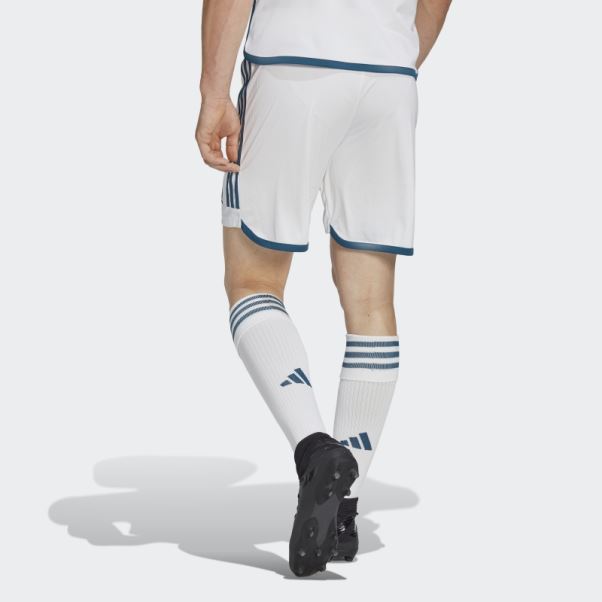 Short Bosnia 22 Away Blanc Adidas