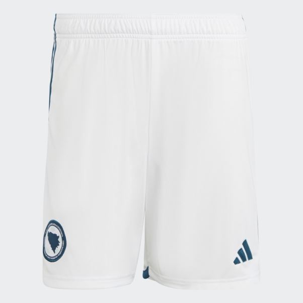 Short Bosnia 22 Away Blanc Adidas