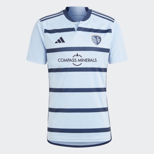 Maillot Domicile Adidas Sporting Kansas City 23/24 Bleu Brillant
