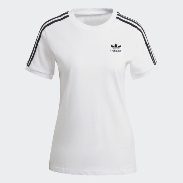 Adidas Adicolor Classics 3-stripes T-shirt Blanc