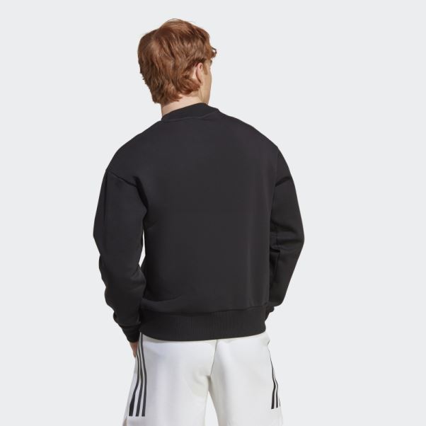 Adidas Future Icons Badge Of Sport Crew Sweat Noir