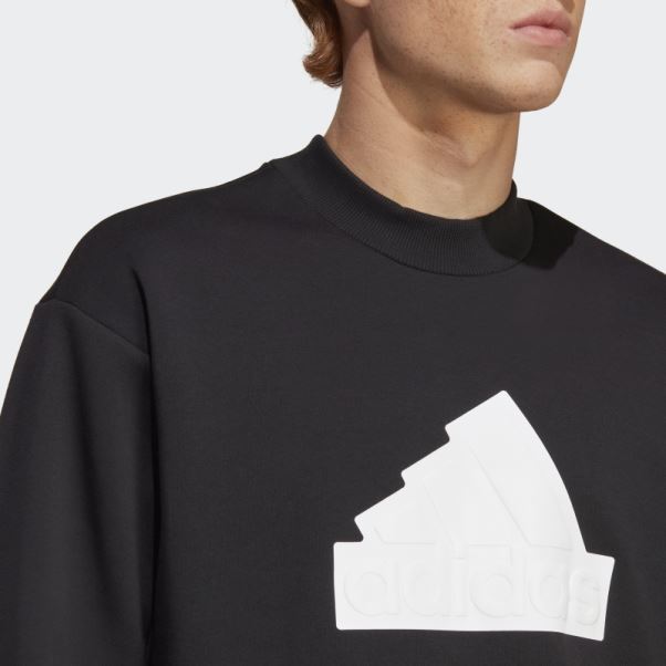 Adidas Future Icons Badge Of Sport Crew Sweat Noir