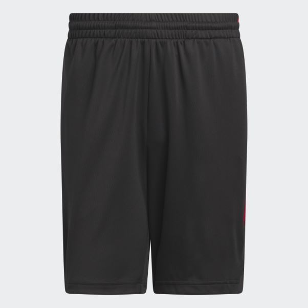 Légendes Short De Basket à 3 Bandes Noir Adidas