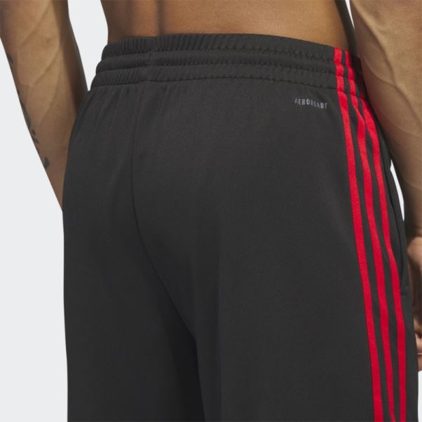 Légendes Short De Basket à 3 Bandes Noir Adidas