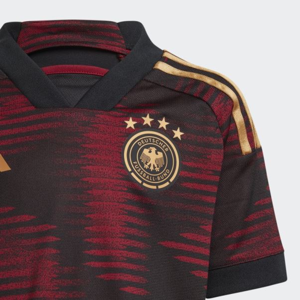 Allemagne 22 Maillot Extérieur Noir Adidas