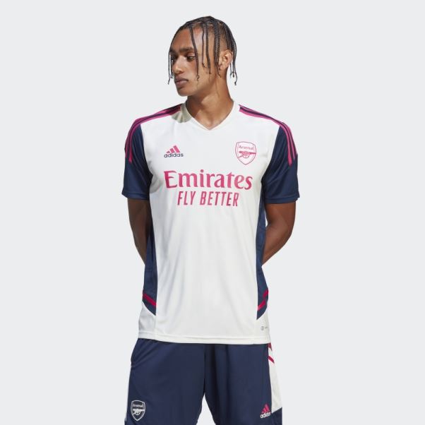 Maillot D'entrainement Adidas Arsenal Condivo 22 Blanc