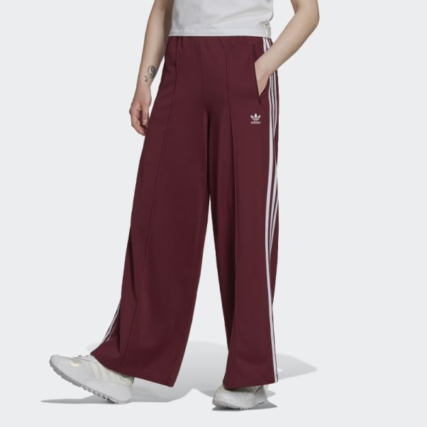 Pantalon De Survêtement Adidas Adicolor Classics Cramoisi