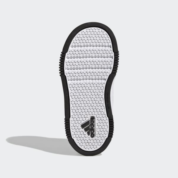 Adidas Tensaur Crochet Et Boucle Chaussures Blanc