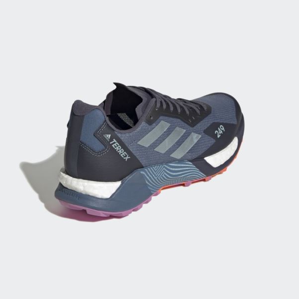 Adidas Acier Terrex Agravic Ultra Trail Chaussures De Course