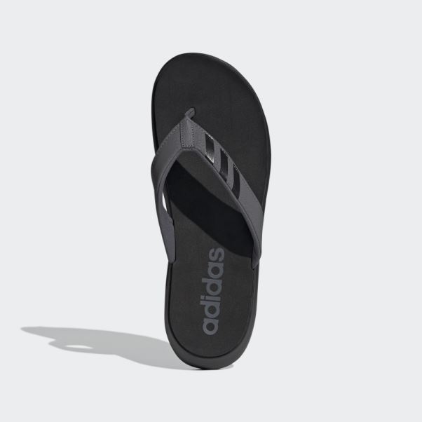 Adidas Tongs Confortables Noires